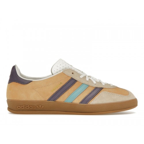 Кроссы adidas Gazelle Indoor Glow Orange Shadow Violet - мужская сетка размеров