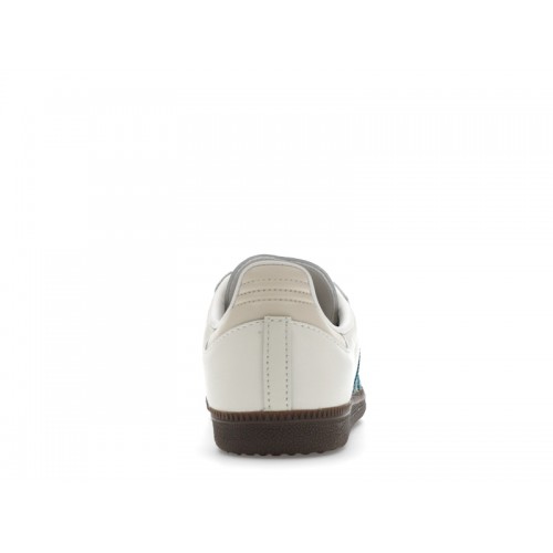 Кроссы adidas Samba OG Cloud White Legacy Teal (W) - женская сетка размеров
