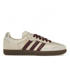 Женские кроссовки adidas Samba OG Wonder White Maroon (W)