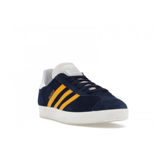 adidas Gazelle Night Indigo Crew Yellow - мужская сетка размеров