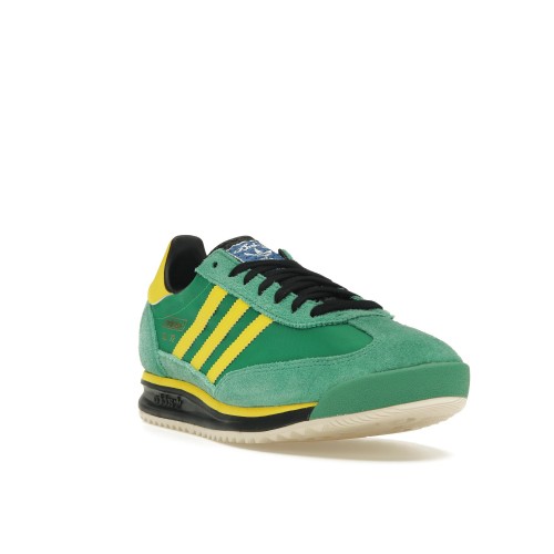 Кроссы adidas SL 72 RS Green Yellow - мужская сетка размеров