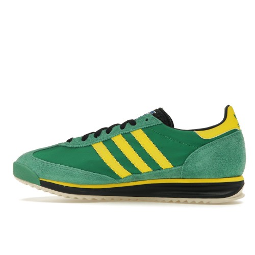 Кроссы adidas SL 72 RS Green Yellow - мужская сетка размеров