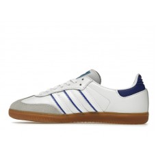 Кроссовки adidas Samba Leather Cloud White Lucid Blue