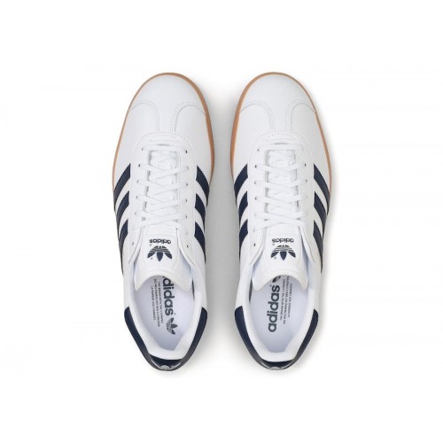 adidas Gazelle Footwear White Navy Gum - мужская сетка размеров