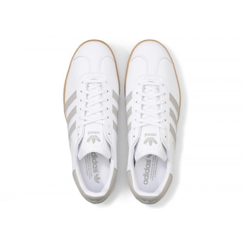 adidas Gazelle White Grey Gum - мужская сетка размеров