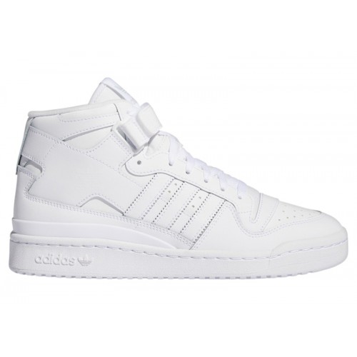 adidas Forum Mid Cloud White Crystal White - мужская сетка размеров