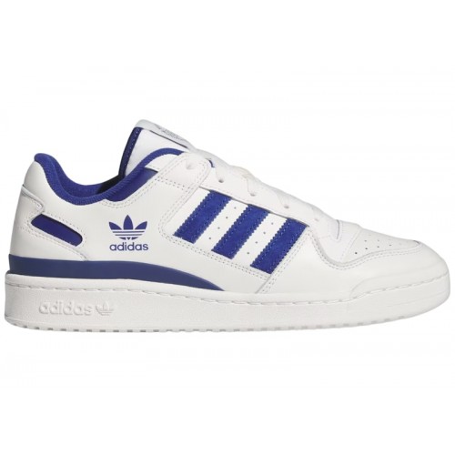 Кроссы adidas Forum Low CL White Victory Blue - мужская сетка размеров