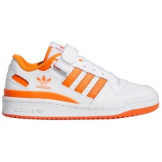 Подростковые кроссовки adidas Forum Low Cloud White Orange (GS)