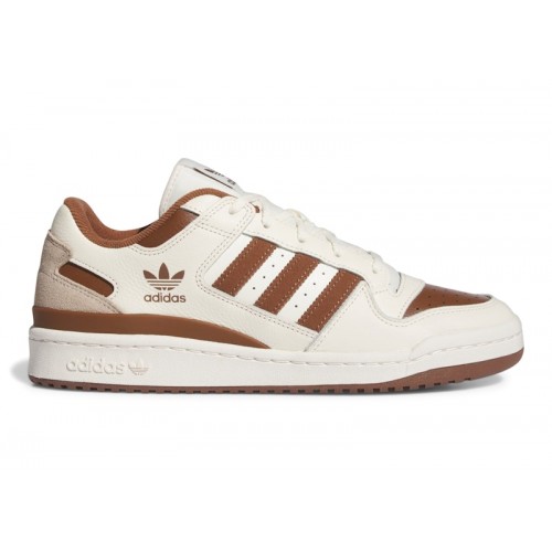 Кроссы adidas Forum Low CL Cream White Preloved Brown - мужская сетка размеров