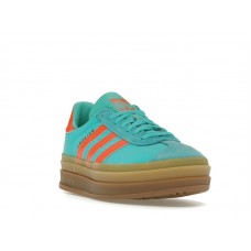 Женские кроссовки adidas Gazelle Bold Mint Rush Impact Orange (W)