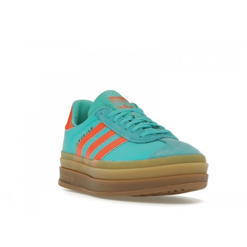 Кроссы adidas Gazelle Bold Mint Rush Impact Orange (W) - женская сетка размеров