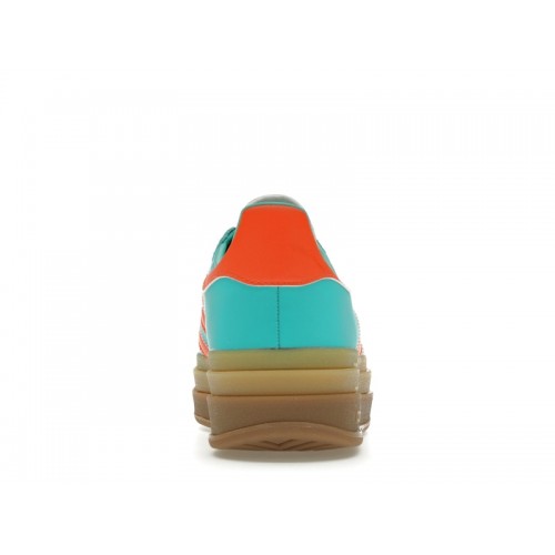 Кроссы adidas Gazelle Bold Mint Rush Impact Orange (W) - женская сетка размеров