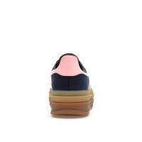 Женские кроссовки adidas Gazelle Bold Dark Blue Pink Spark (W)