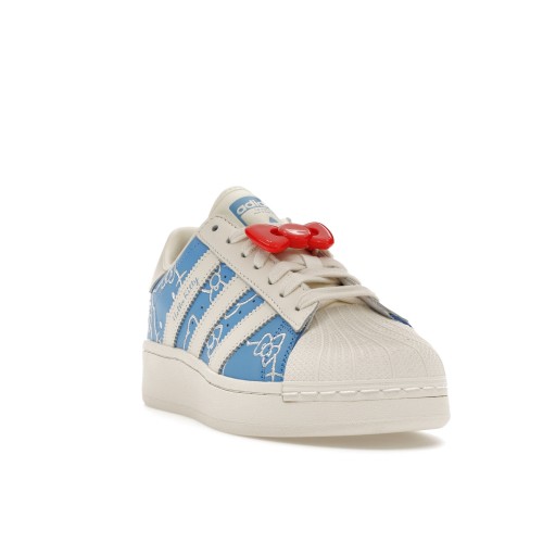 Кроссы adidas Superstar XLG Hello Kitty Blue Burst (W) - женская сетка размеров