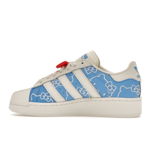 Кроссы adidas Superstar XLG Hello Kitty Blue Burst (W) - женская сетка размеров