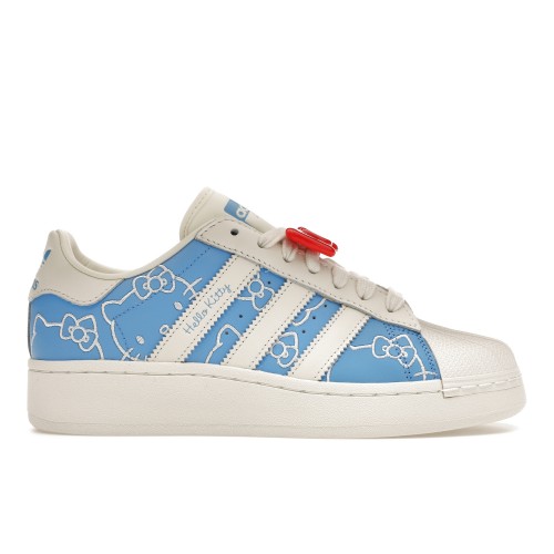 Кроссы adidas Superstar XLG Hello Kitty Blue Burst (W) - женская сетка размеров