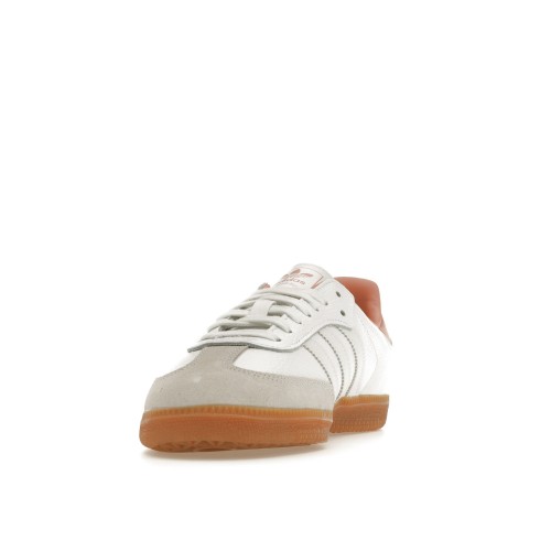 Кроссы adidas Samba OG White Wonder Clay Gum (W) - женская сетка размеров