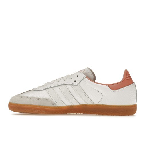 Кроссы adidas Samba OG White Wonder Clay Gum (W) - женская сетка размеров