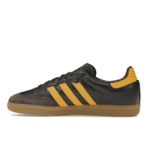 Кроссы adidas Samba OG Dark Brown Preloved Yellow - мужская сетка размеров