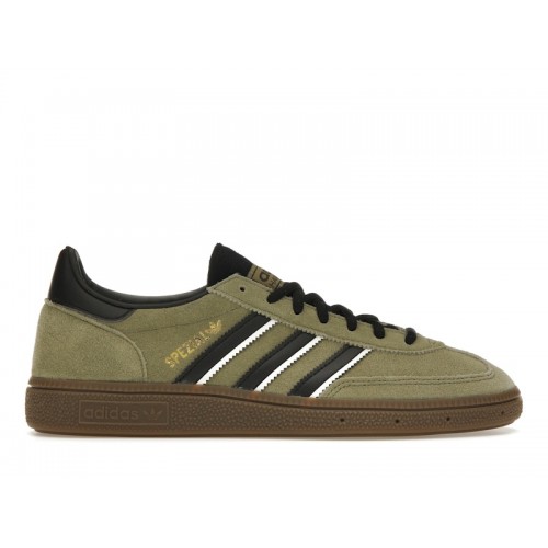 Кроссы adidas Handball Spezial Focus Olive Black - мужская сетка размеров