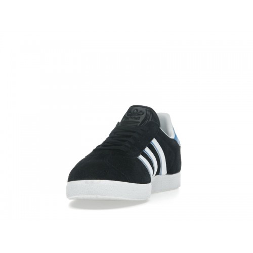 adidas Gazelle Core Black Bright Blue - мужская сетка размеров