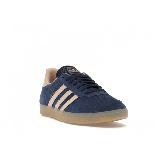 Кроссы adidas Gazelle Night Indigo Wonder Taupe - мужская сетка размеров