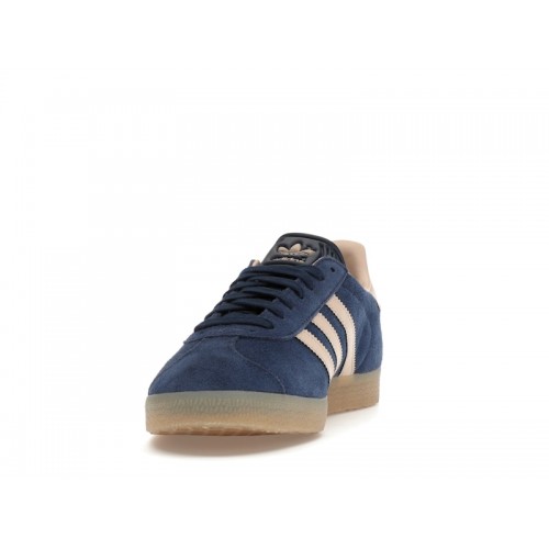 Кроссы adidas Gazelle Night Indigo Wonder Taupe - мужская сетка размеров