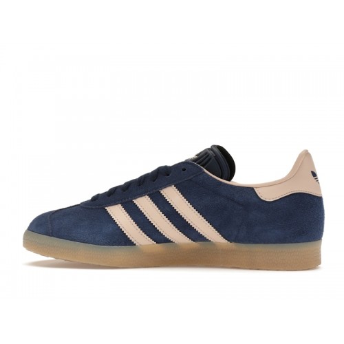 Кроссы adidas Gazelle Night Indigo Wonder Taupe - мужская сетка размеров