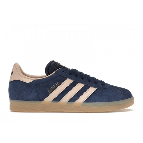 Кроссы adidas Gazelle Night Indigo Wonder Taupe - мужская сетка размеров