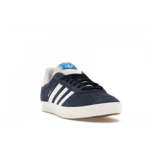 Кроссы adidas Gazelle Preloved Ink Cloud White Core White - мужская сетка размеров