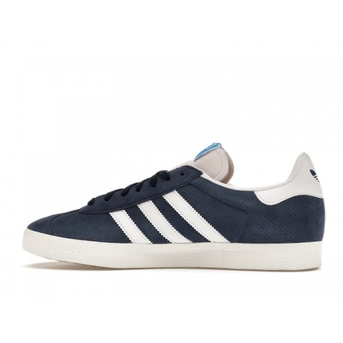 Кроссы adidas Gazelle Preloved Ink Cloud White Core White - мужская сетка размеров