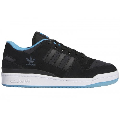 Кроссы adidas Forum 84 Low ADV Core Black Blue Burst Carbon - мужская сетка размеров