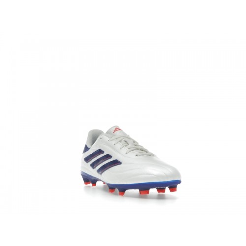 adidas Copa Pure 2 League FG Cloud White Lucid Blue Solar Red (GS) - подростковая сетка размеров