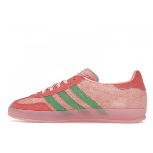 Кроссы adidas Gazelle Indoor Semi Pink Spark Preloved Scarlet (W) - женская сетка размеров