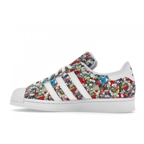 adidas Superstar Disney Mickey Core Black Cloud White Wonder White (GS) - подростковая сетка размеров