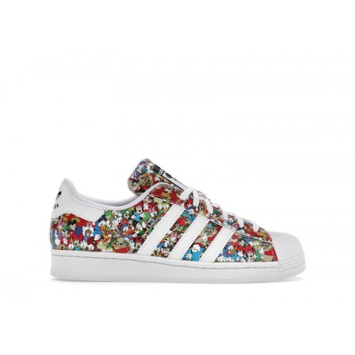 adidas Superstar Disney Mickey Core Black Cloud White Wonder White (GS) - подростковая сетка размеров