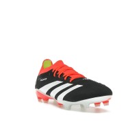 adidas Predator 24 Pro FG Core Black Cloud White Solar Red