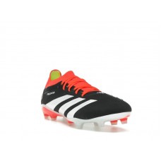 adidas Predator 24 Pro FG Core Black Cloud White Solar Red