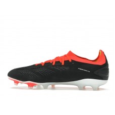 adidas Predator 24 Pro FG Core Black Cloud White Solar Red