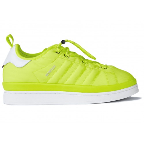 Кроссы adidas Campus Moncler Solar Yellow - мужская сетка размеров