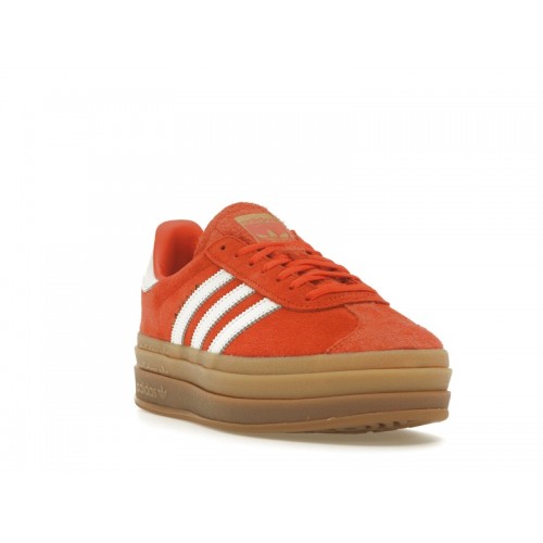 Кроссы adidas Gazelle Bold Collegiate Orange Gum (W) - женская сетка размеров