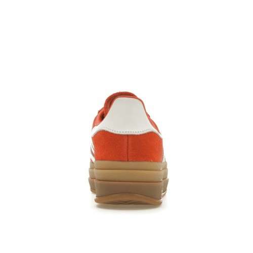 Кроссы adidas Gazelle Bold Collegiate Orange Gum (W) - женская сетка размеров