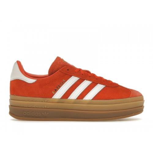 Кроссы adidas Gazelle Bold Collegiate Orange Gum (W) - женская сетка размеров