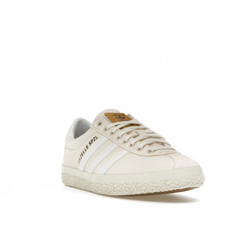 Кроссы adidas Gazelle SPZL Chalk White - мужская сетка размеров