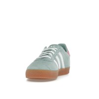 Подростковые adidas Gazelle Hazy Green Bliss Pink (GS)