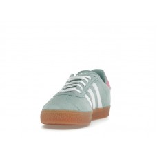 Подростковые adidas Gazelle Hazy Green Bliss Pink (GS)