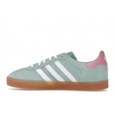 Подростковые adidas Gazelle Hazy Green Bliss Pink (GS)