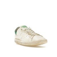 Женские кроссовки Balenciaga x adidas Stan Smith Worn-Out White Green (W)