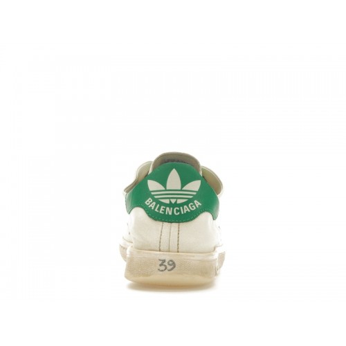Кроссы Balenciaga x adidas Stan Smith Worn-Out White Green (W) - женская сетка размеров