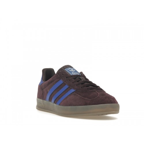 Кроссы adidas Gazelle Indoor Shadow Maroon Semi Lucid Blue - мужская сетка размеров